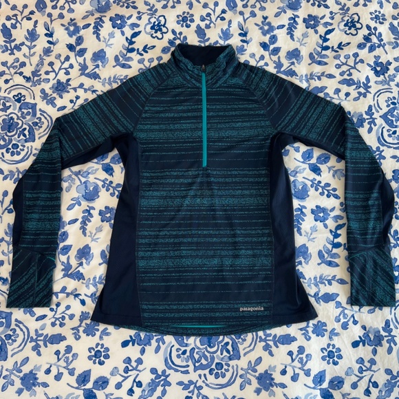 Patagonia Blue / Teal Pullover Size XS - Picture 4 of 12